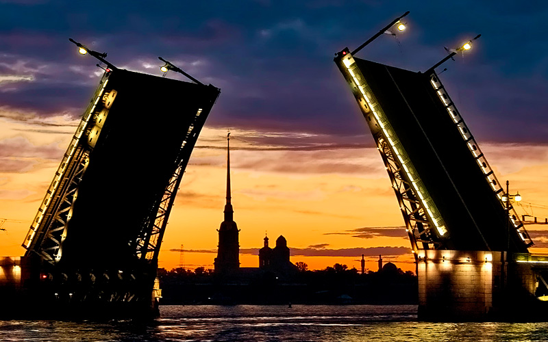 Санкт-петербург Поющие мосты