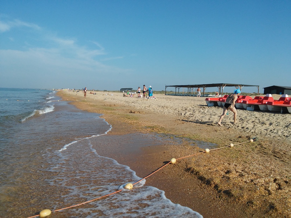 Пляжи в Витязево: вода, особенности, берег