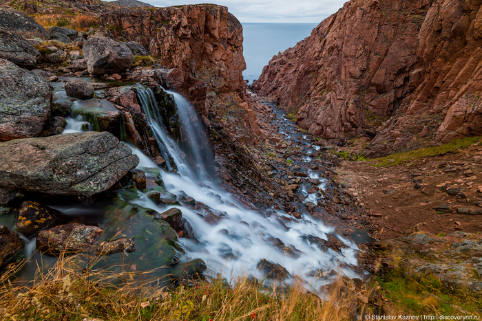 Самый знаменитый водопад Кольского полуострова