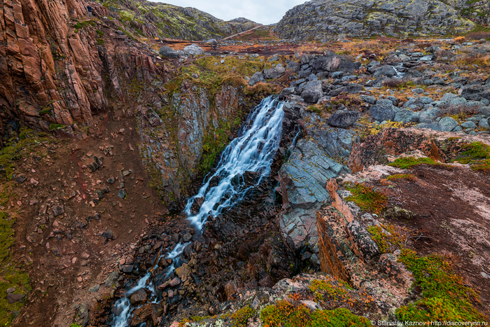 Самый знаменитый водопад Кольского полуострова