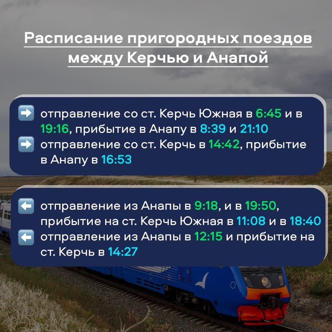 С 13 октября между Керчью и Анапой будут курсировать Ласточки: расписание, билеты